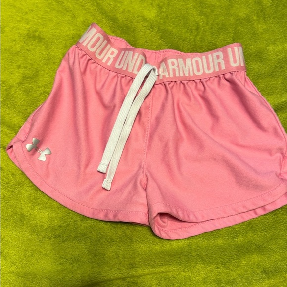 Girls Athletic Under Armour Graphic Tee, tanks and Shorts Set Sz photos for Sz - Picture 5 of 13